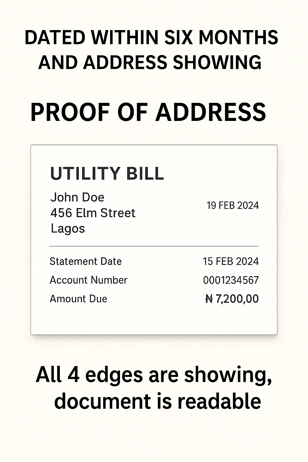 Sample for NGN Identity Verification (4-Step Upload Task)